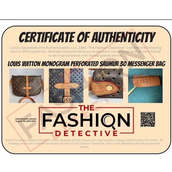 Louis Vuitton Limited Edition Saumur Bag Monogram Flore Perforated 2012 Cruise - Picture 14 of 14